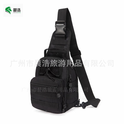 Men's Tactical Chest Bag – Oxford Camo Crossbody Bag for Hiking & Outdoor