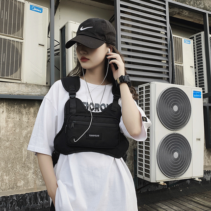 Trendy Tactical Vest Bag - Stylish Multi-Function Chest Bag