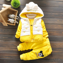 Autumn & Winter Baby Clothes Set – Warm Outfit for Boys & Girls