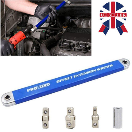 Ratchet Wrench Set with Extension & Adapters – High-Carbon Steel