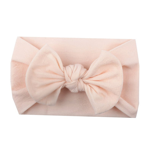 Nylon Flower Bow Baby Hair Headband – 23 Colors | Kids Hair Accessories