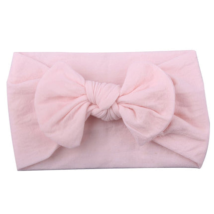 Nylon Flower Bow Baby Hair Headband – 23 Colors | Kids Hair Accessories