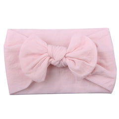 Nylon Flower Bow Baby Hair Headband – 23 Colors | Kids Hair Accessories