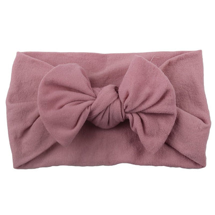 Nylon Flower Bow Baby Hair Headband – 23 Colors | Kids Hair Accessories