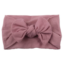 Nylon Flower Bow Baby Hair Headband – 23 Colors | Kids Hair Accessories