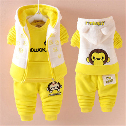 Autumn & Winter Baby Clothes Set – Warm Outfit for Boys & Girls