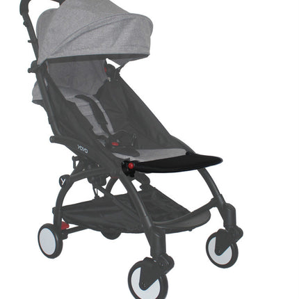 Baby Stroller Footrest Extension Board – Oxford Cloth, 21cm | Black