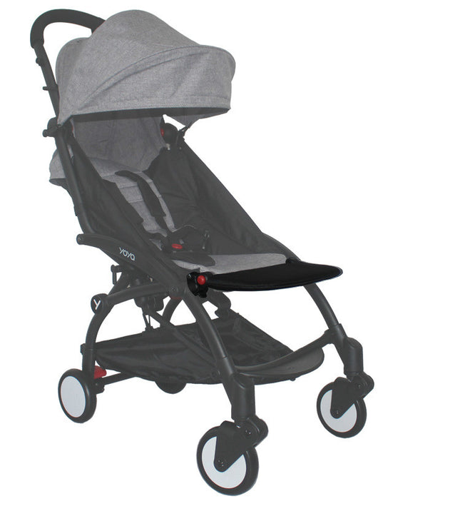 Baby Stroller Footrest Extension Board – Oxford Cloth, 21cm | Black
