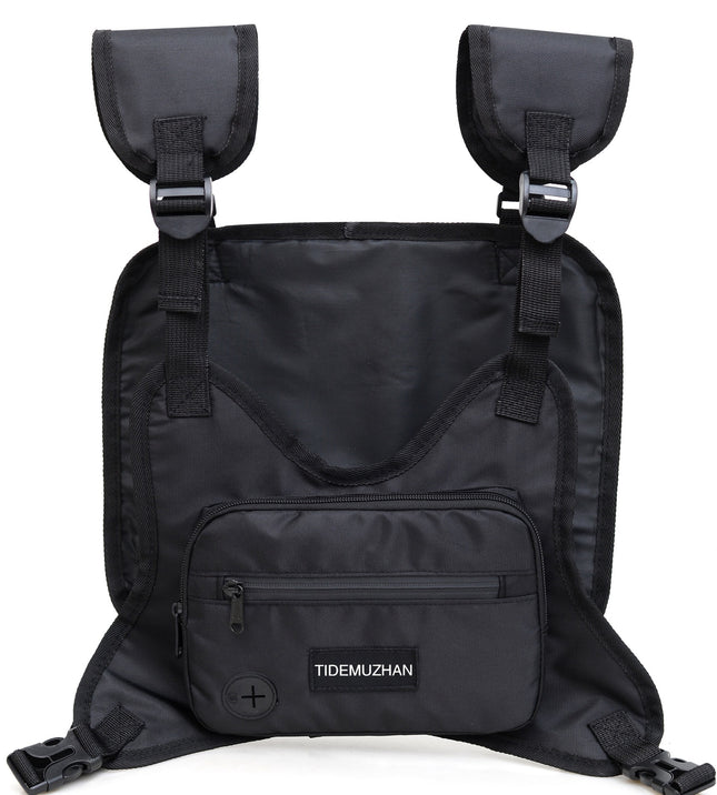 Men's Tactical Vest Chest Bag – Casual Laptop Chest Pack