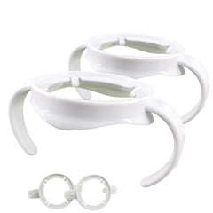 Newmemo Baby Bottle Grip Handles – Fits Avent Natural Bottles | 2 Pack