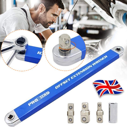 Ratchet Wrench Set with Extension & Adapters – High-Carbon Steel