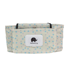Large Capacity Baby Stroller Storage Bag – Waterproof Nylon with 5 Pockets