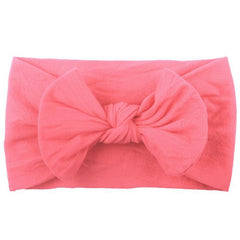 Nylon Flower Bow Baby Hair Headband – 23 Colors | Kids Hair Accessories