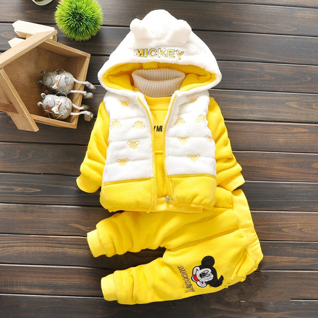 Autumn & Winter Baby Clothes Set – Warm Outfit for Boys & Girls