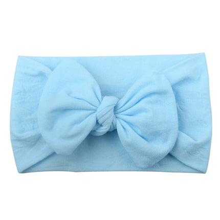 Nylon Flower Bow Baby Hair Headband – 23 Colors | Kids Hair Accessories