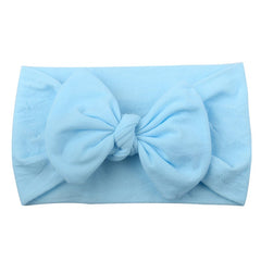 Nylon Flower Bow Baby Hair Headband – 23 Colors | Kids Hair Accessories