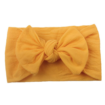 Nylon Flower Bow Baby Hair Headband – 23 Colors | Kids Hair Accessories