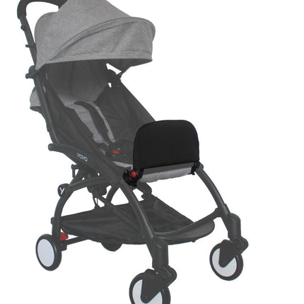Baby Stroller Footrest Extension Board – Oxford Cloth, 21cm | Black