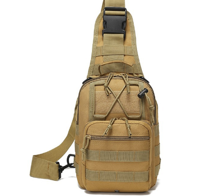 Men's Tactical Chest Bag – Oxford Camo Crossbody Bag for Hiking & Outdoor