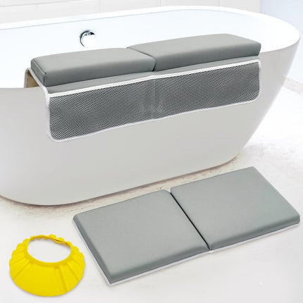 2-Piece Baby Bath Kneeler & Elbow Rest Pad Set – Comfortable Bathtub Kneeling Mat