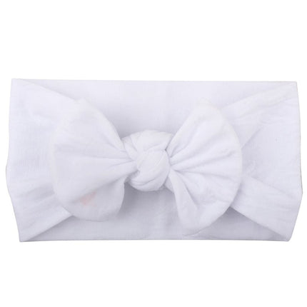 Nylon Flower Bow Baby Hair Headband – 23 Colors | Kids Hair Accessories