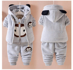 Autumn & Winter Baby Clothes Set – Warm Outfit for Boys & Girls