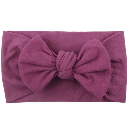 Nylon Flower Bow Baby Hair Headband – 23 Colors | Kids Hair Accessories