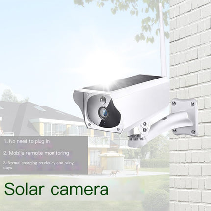 Outdoor Solar Wireless Security Camera – 1080p WiFi, Night Vision, IP66 Waterproof