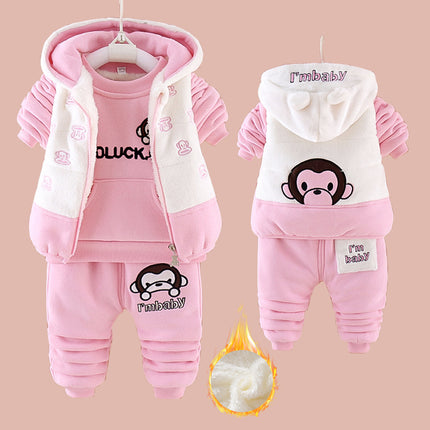 Autumn & Winter Baby Clothes Set – Warm Outfit for Boys & Girls