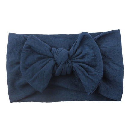 Nylon Flower Bow Baby Hair Headband – 23 Colors | Kids Hair Accessories