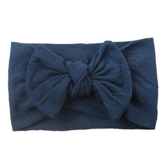 Nylon Flower Bow Baby Hair Headband – 23 Colors | Kids Hair Accessories