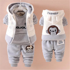 Autumn & Winter Baby Clothes Set – Warm Outfit for Boys & Girls