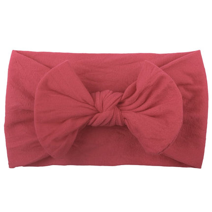 Nylon Flower Bow Baby Hair Headband – 23 Colors | Kids Hair Accessories