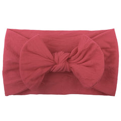 Nylon Flower Bow Baby Hair Headband – 23 Colors | Kids Hair Accessories