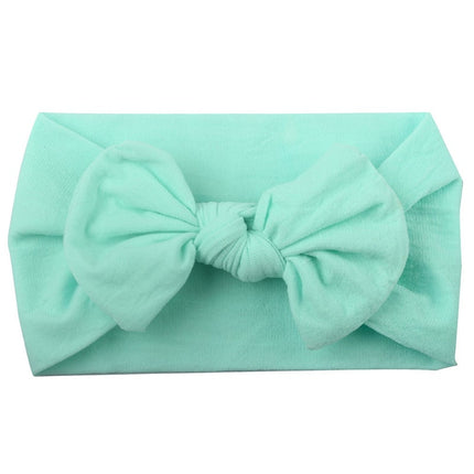 Nylon Flower Bow Baby Hair Headband – 23 Colors | Kids Hair Accessories