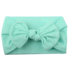 Nylon Flower Bow Baby Hair Headband – 23 Colors | Kids Hair Accessories