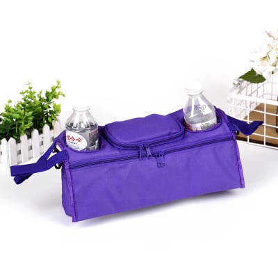 Insulated Baby Stroller Hanging Bag – Oxford Cloth Storage Organizer
