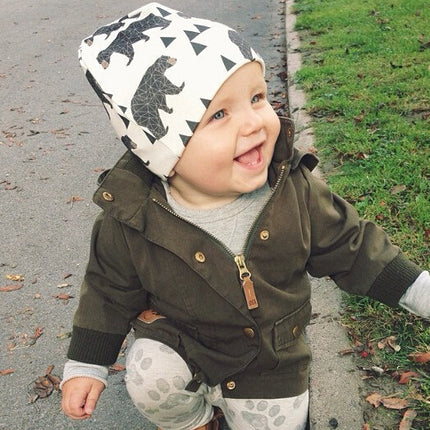 Cartoon Baby Beanie Hat – Pure Cotton, 18 Fun Designs | 0–1 Years