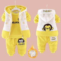 Autumn & Winter Baby Clothes Set – Warm Outfit for Boys & Girls