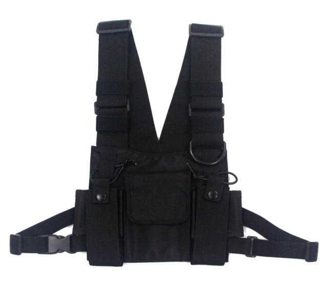 Outdoor Tactical Chest Bag – Nylon Crossbody Bag for Hiking & Travel