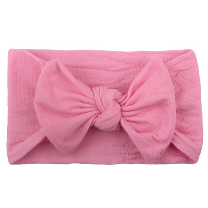 Nylon Flower Bow Baby Hair Headband – 23 Colors | Kids Hair Accessories