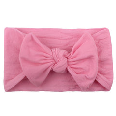 Nylon Flower Bow Baby Hair Headband – 23 Colors | Kids Hair Accessories