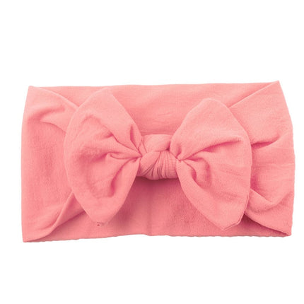 Nylon Flower Bow Baby Hair Headband – 23 Colors | Kids Hair Accessories