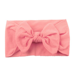 Nylon Flower Bow Baby Hair Headband – 23 Colors | Kids Hair Accessories