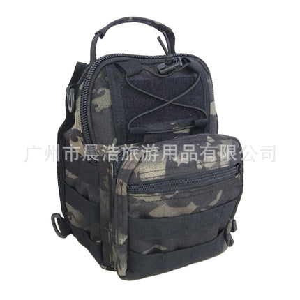 Men's Tactical Chest Bag – Oxford Camo Crossbody Bag for Hiking & Outdoor
