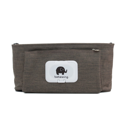 Large Capacity Baby Stroller Storage Bag – Waterproof Nylon with 5 Pockets