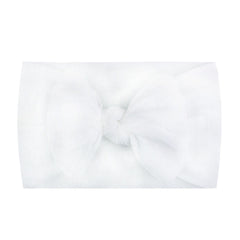 Nylon Flower Bow Baby Hair Headband – 23 Colors | Kids Hair Accessories