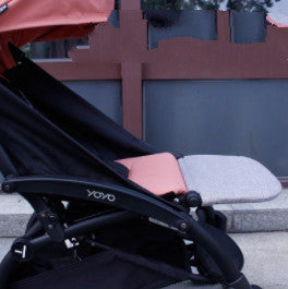 Baby Stroller Footrest Extension Board – Oxford Cloth, 21cm | Black