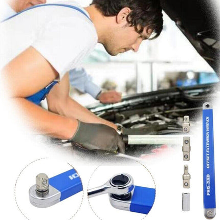 Ratchet Wrench Set with Extension & Adapters – High-Carbon Steel
