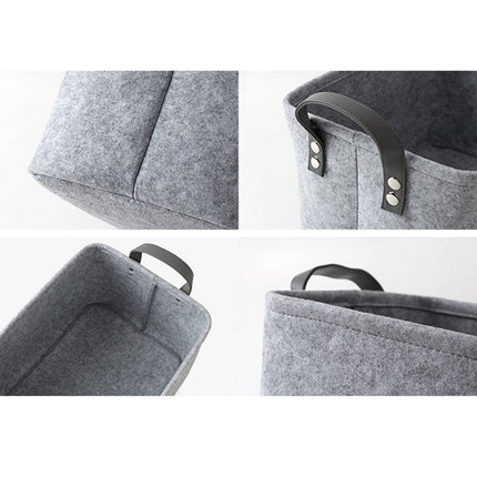 Felt Storage Basket – Large Laundry & Baby Clothes Organizer